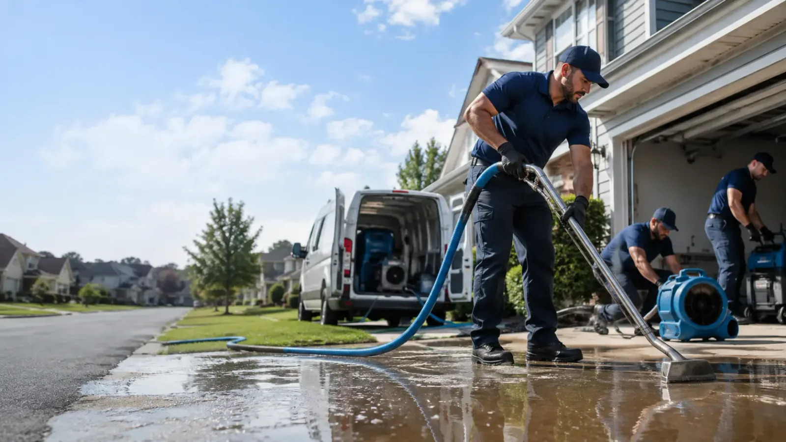 Flood Damage Restoration in Roundhead, OH